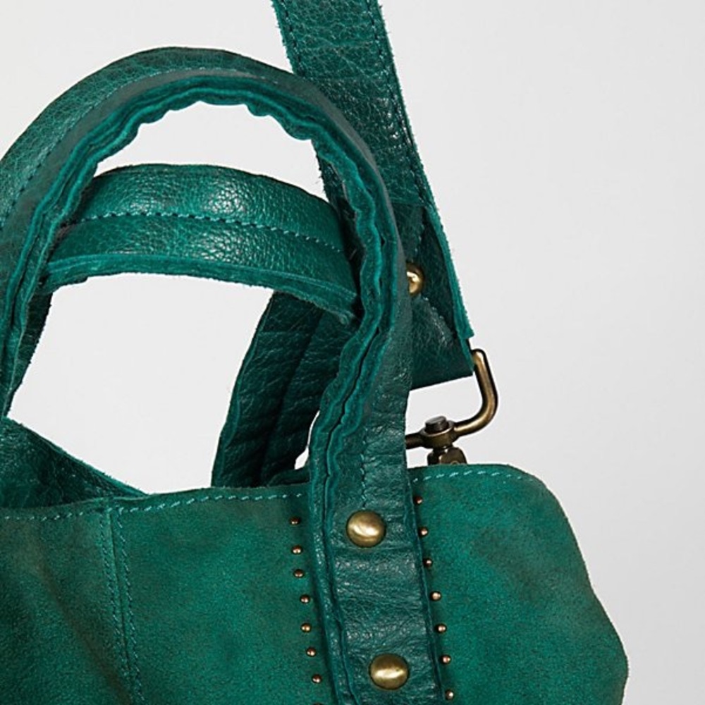 NWT Free People Emery Washed Leather tote bag - Picture 6 of 7